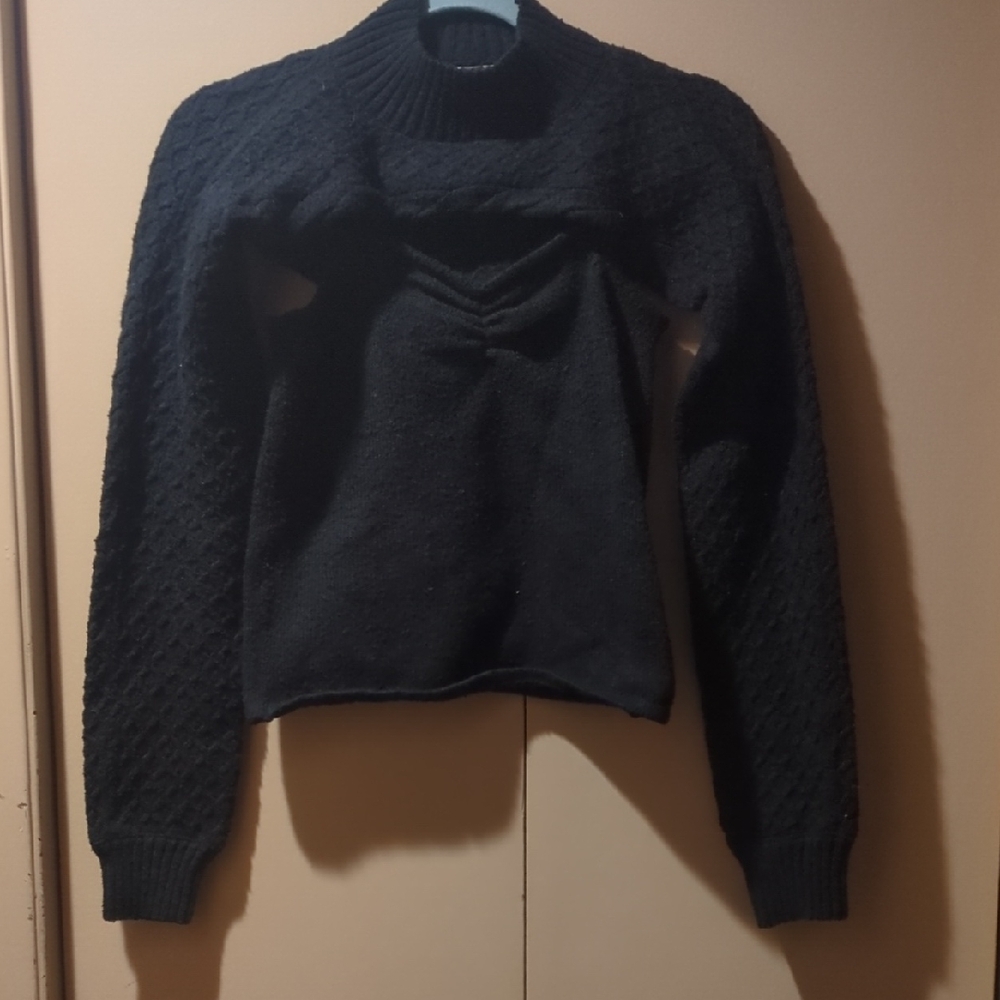 SO Black Knit Tank Top and Ballet Shrug